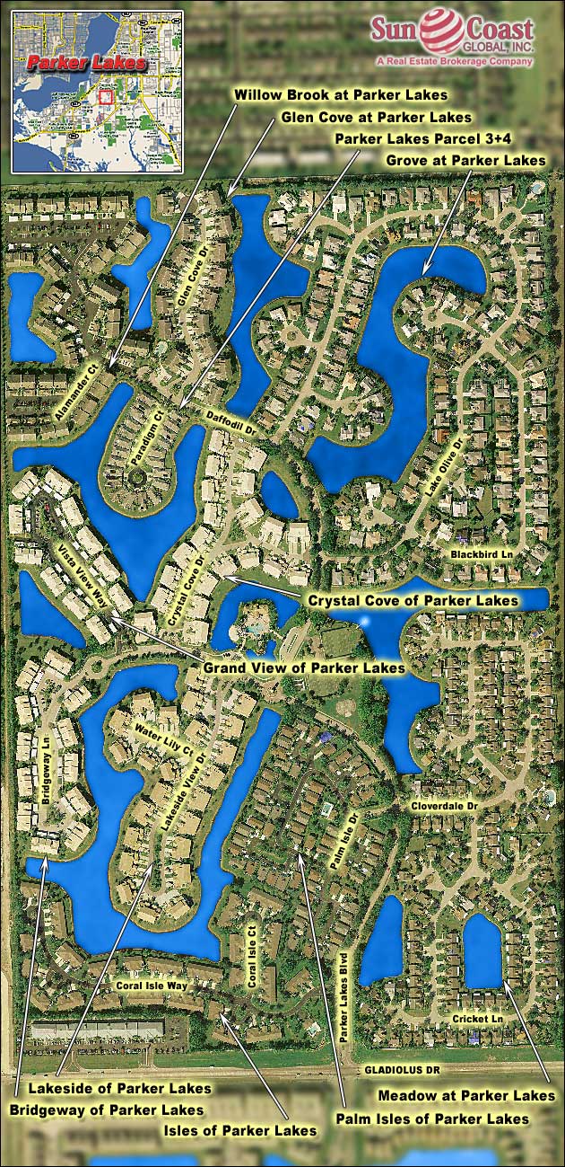 Parker Lakes Overhead Map